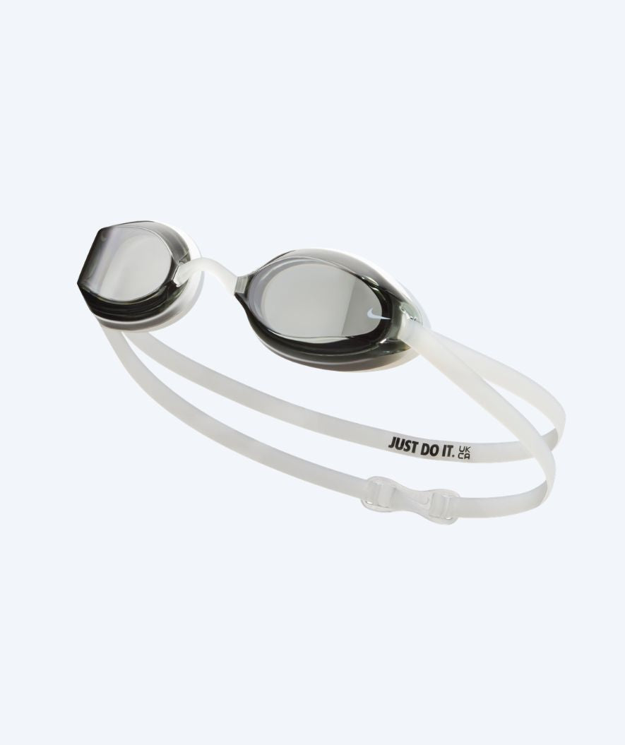 Nike Elite zwembril - Legacy Comfort - Wit (Smoke lens)