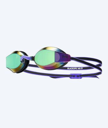 TYR dames zwembril - Blackops 140 EV Mirrored - Paars/groen