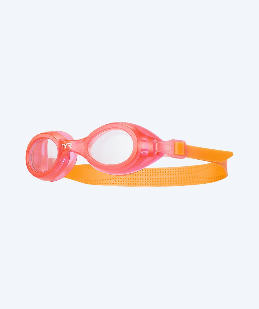 TYR kind zwembril - Aqua Blaze - Oranje/lichtroze