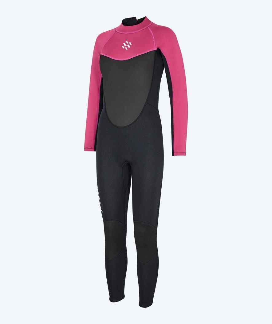 Watery dames wetsuit - Gecko (3mm) - Stof Roze