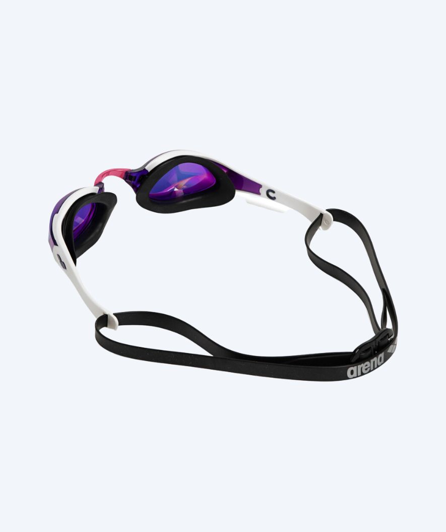 Arena Elite zwembril - Cobra Edge SWIPE Mirror - Wit/paars
