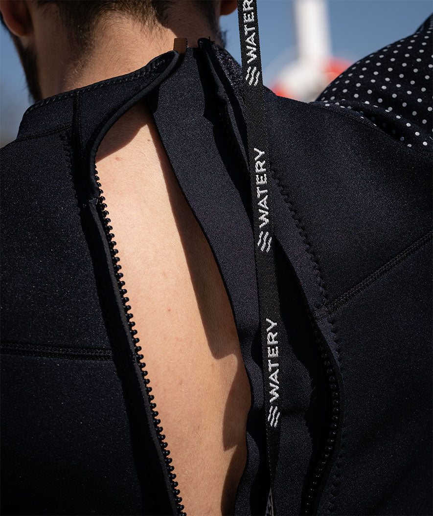 Watery heren wetsuit - Hedgehog (3mm) - Zwart