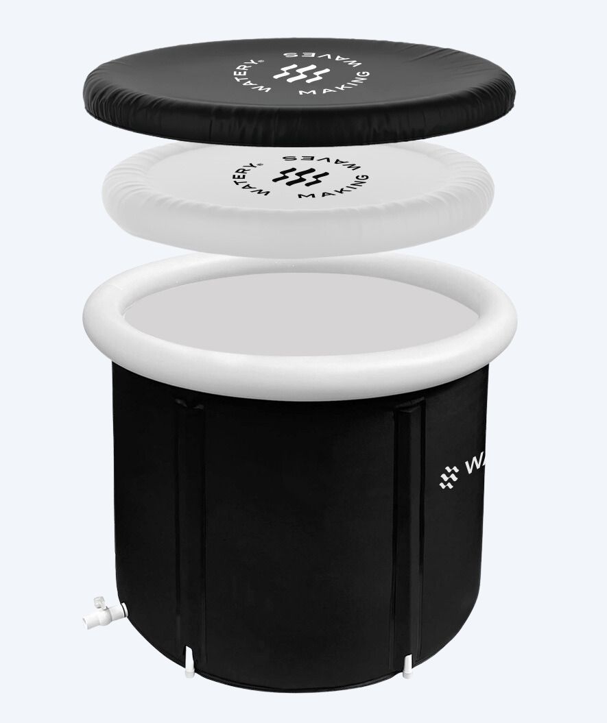 Watery opblaasbaar ijsbad - Hero - Zwart