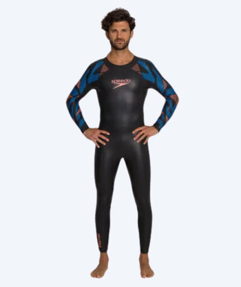 Speedo heren wetsuit - Proton - Zwart/blauw