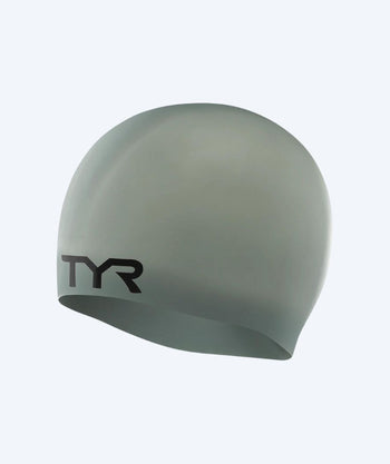 TYR badmuts - Silicone - Donkergrijs