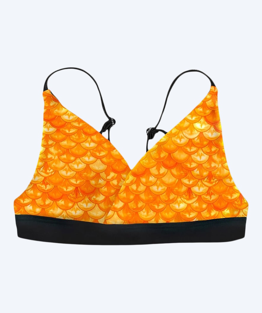 Fin Fun meisjes zeemeermin bikinitop met franjes - Tropical Sunrise