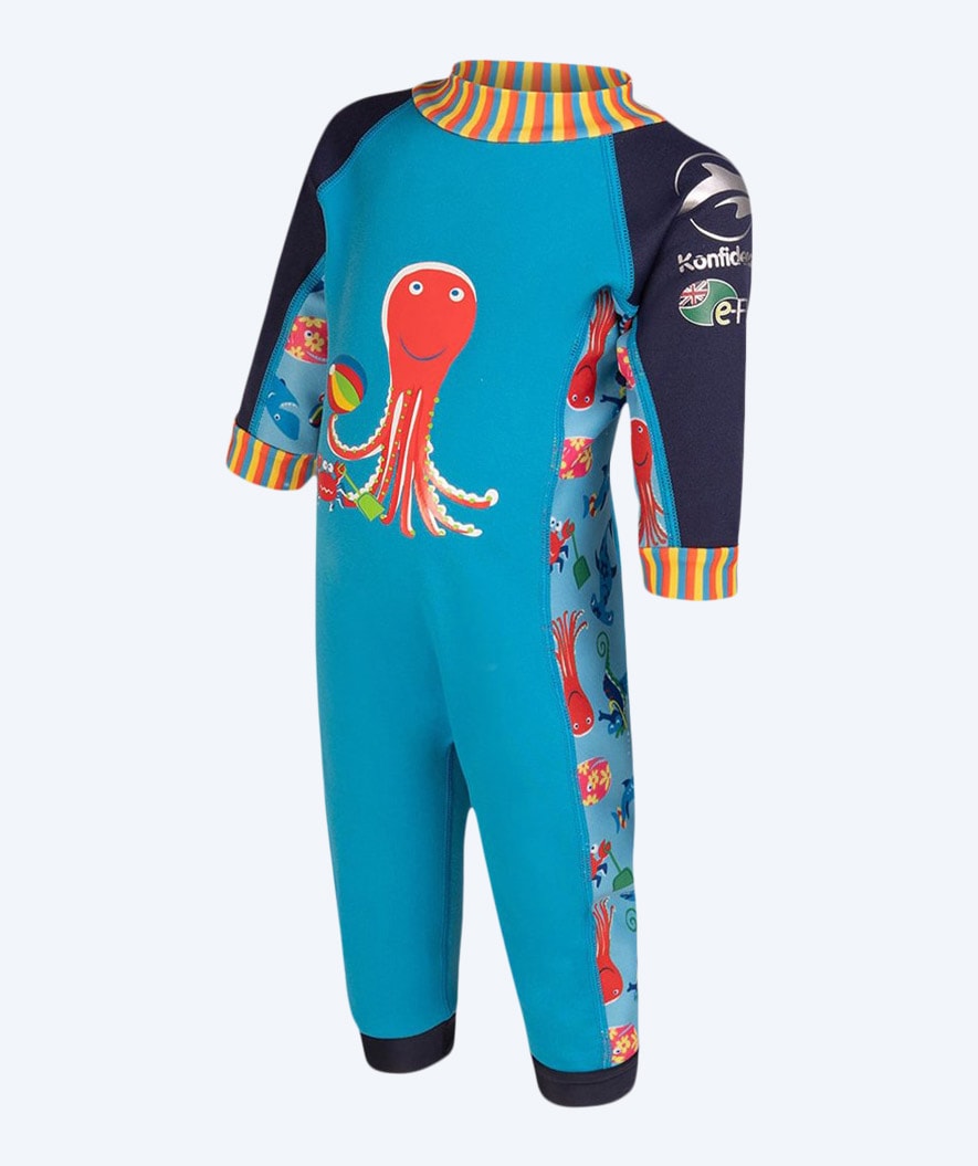 Konfidence kind wetsuit - SplashyTM - Lichtblauw/donkerblauw