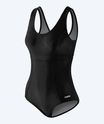 Beco dames badpak met ondersteunende band - Beach Babe - Zwart