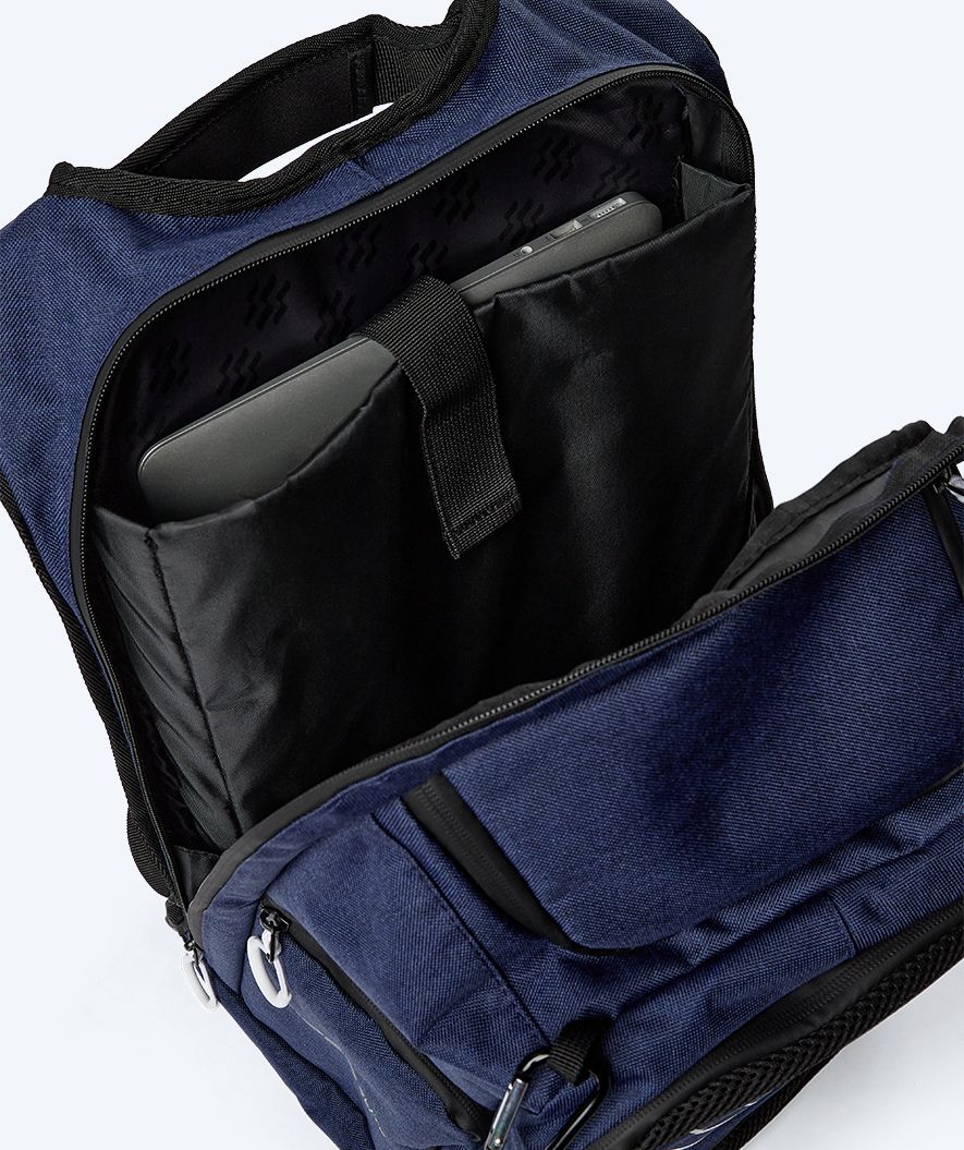 Watery zwemtas - Viper Elite 45L - Donkerblauw/wit