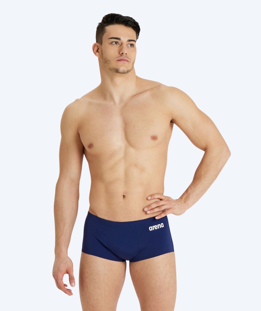 Arena heren zwemboxers - Solid Squared - Donkerblauw