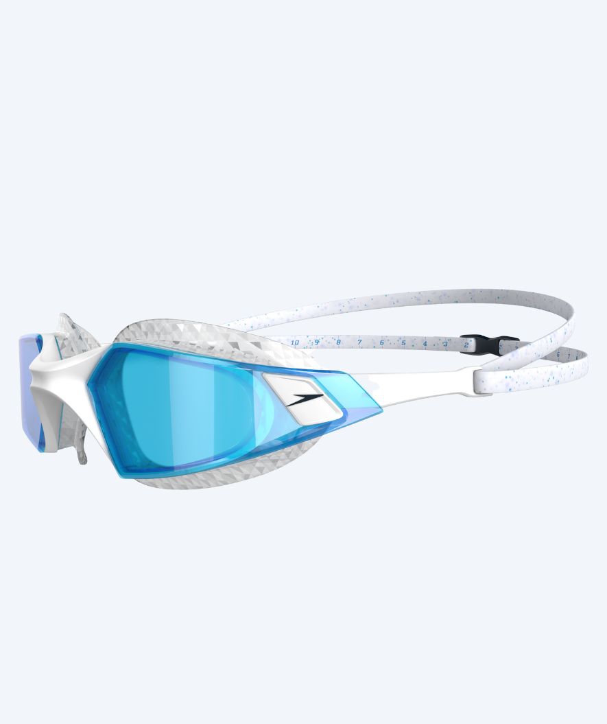 Speedo open water zwembril - AquaPulse Pro - Wit/blauw