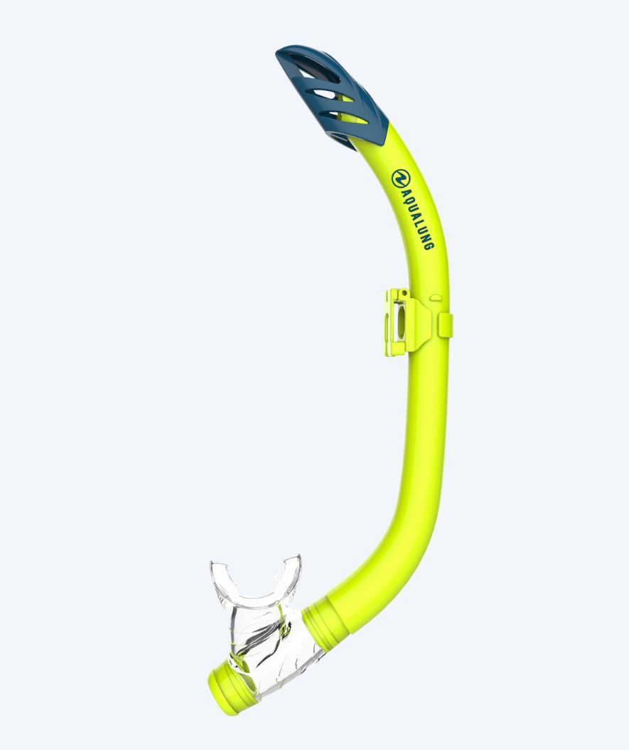 Aqualung volwassenen snorkel - Pike - Geel/petrol