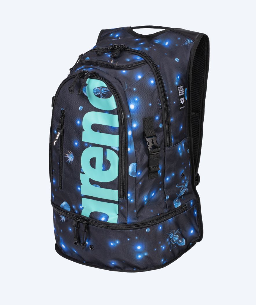 Arena zwemtas - Fastpack 3.0 40L - Donkerblauw/turquoise