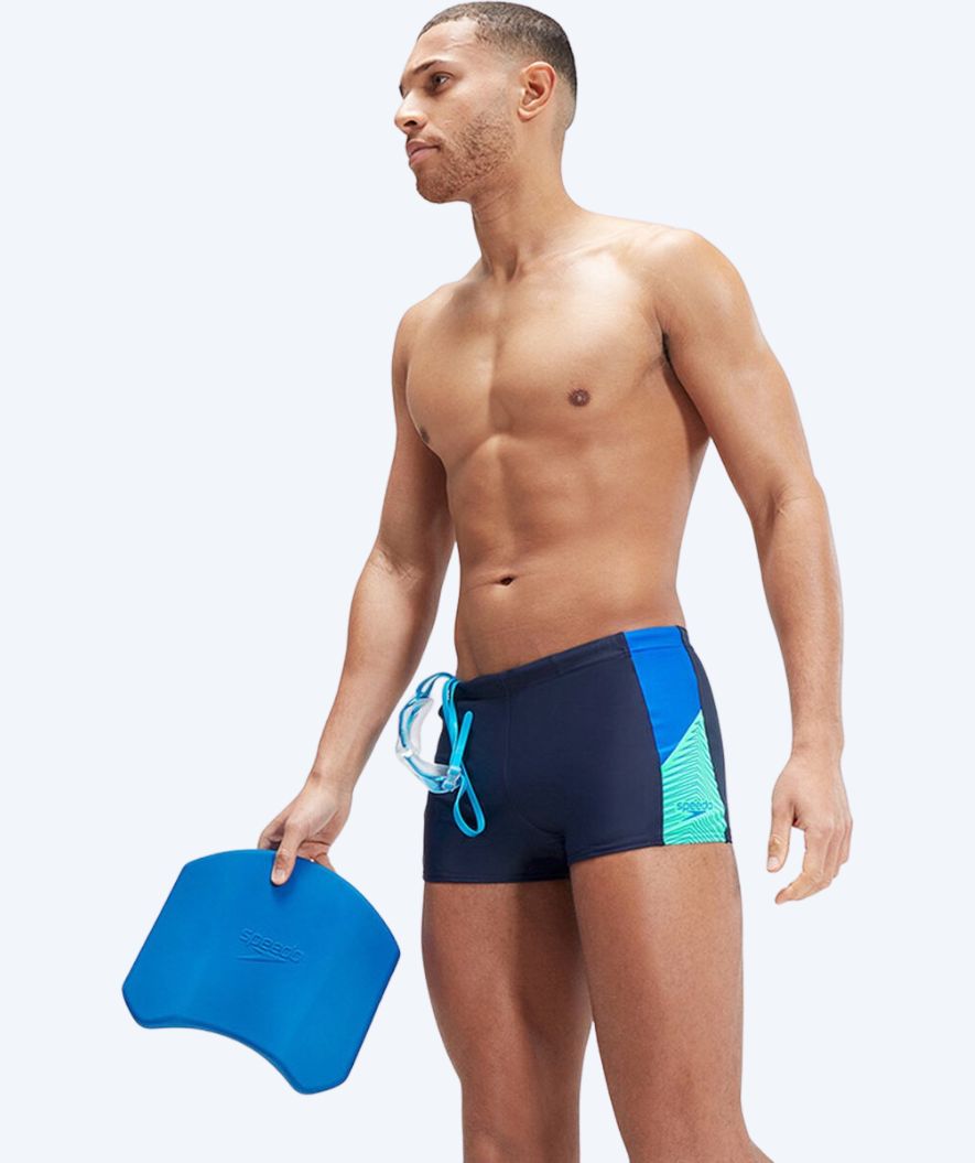 Speedo heren zwemboxers - Dive - Donkerblauw/groen