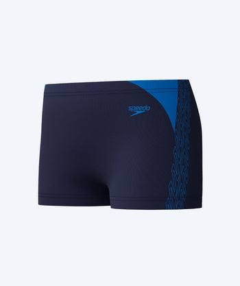Speedo jongens zwemboxers - Hyperboom Splice - Donkerblauw/blauw