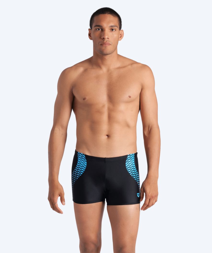 Arena heren zwemboxers - Openings - Zwart/blauw