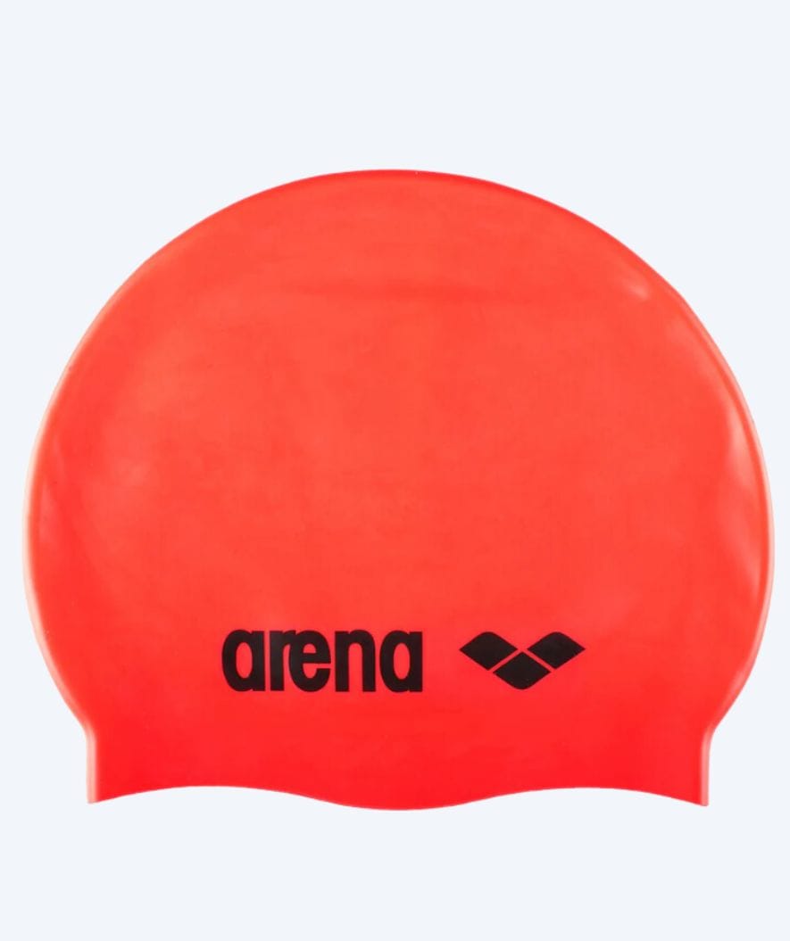 Arena badmuts - Classic Silicone - Rood/zwart