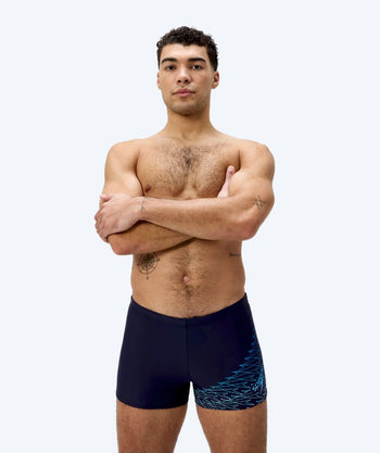Speedo heren zwemboxers - Medley Logo - Donkerblauw/lichtblauw