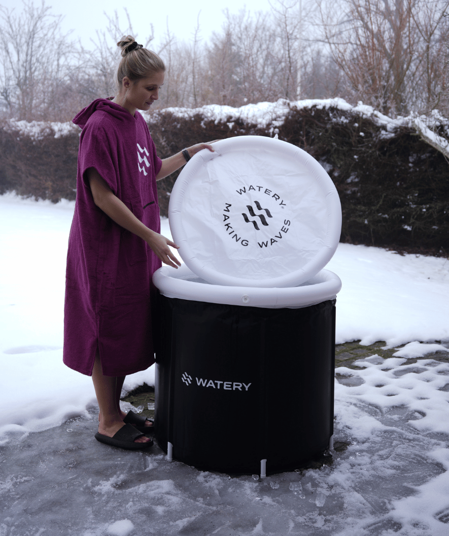 Watery opblaasbaar ijsbad - Hero - Zwart