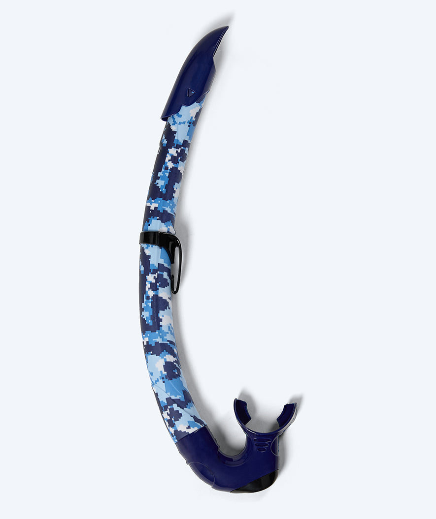 Watery volwassenen snorkel (vanaf 12 jaar) - Rudder Camo - Donkerblauw