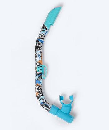 Watery junior snorkel (8-15) - Riku Camo - Blauw