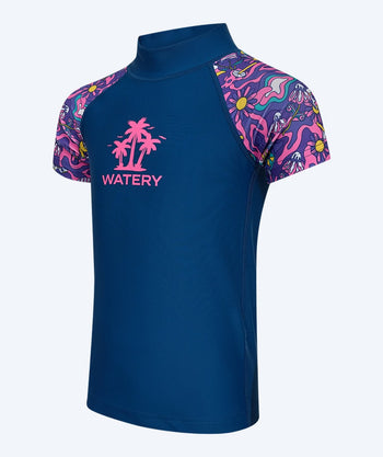 Watery kind UV-shirt - Osiris Korte Mouw Rashguard - Multi/donkerblauw