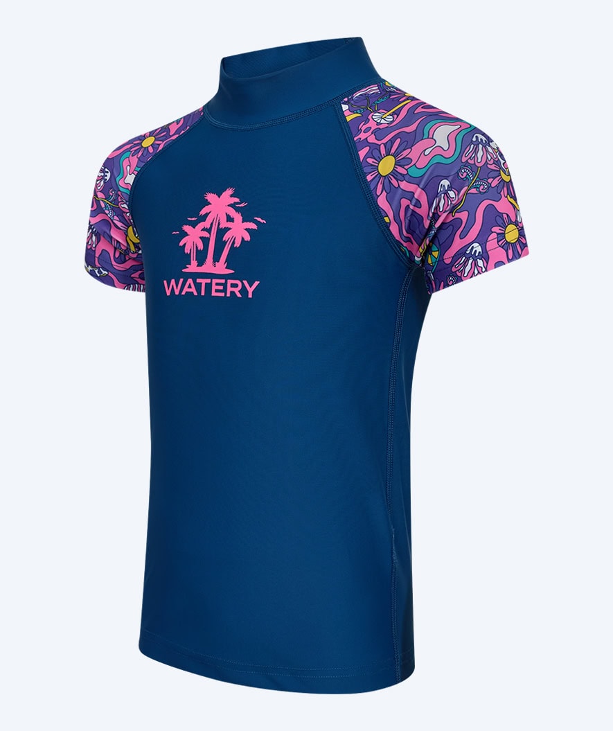 Watery kind UV-shirt - Osiris Korte Mouw Rashguard - Multi/donkerblauw