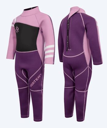 Watery kind wetsuit - Electra (2.2mm) - Paars/lichtroze
