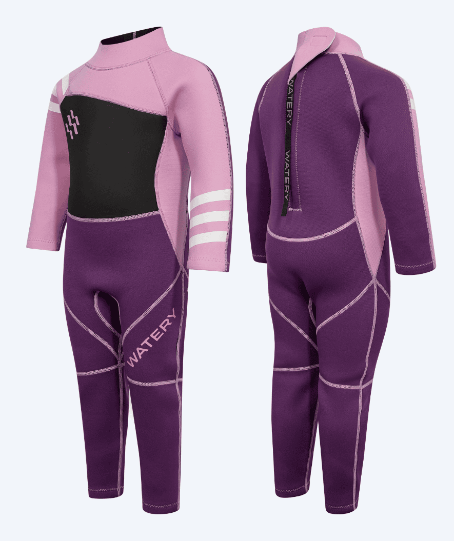 Watery kind wetsuit - Electra (2.2mm) - Paars/lichtroze