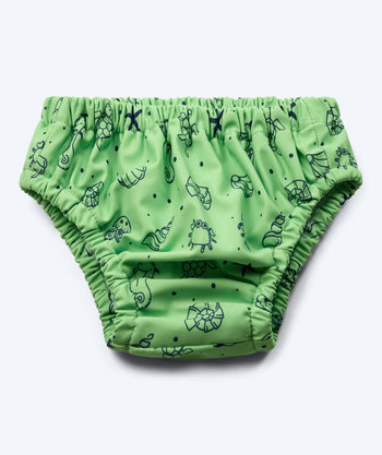 Watery kind zwemluier - Foss Lining Nappy - Atlantic Green