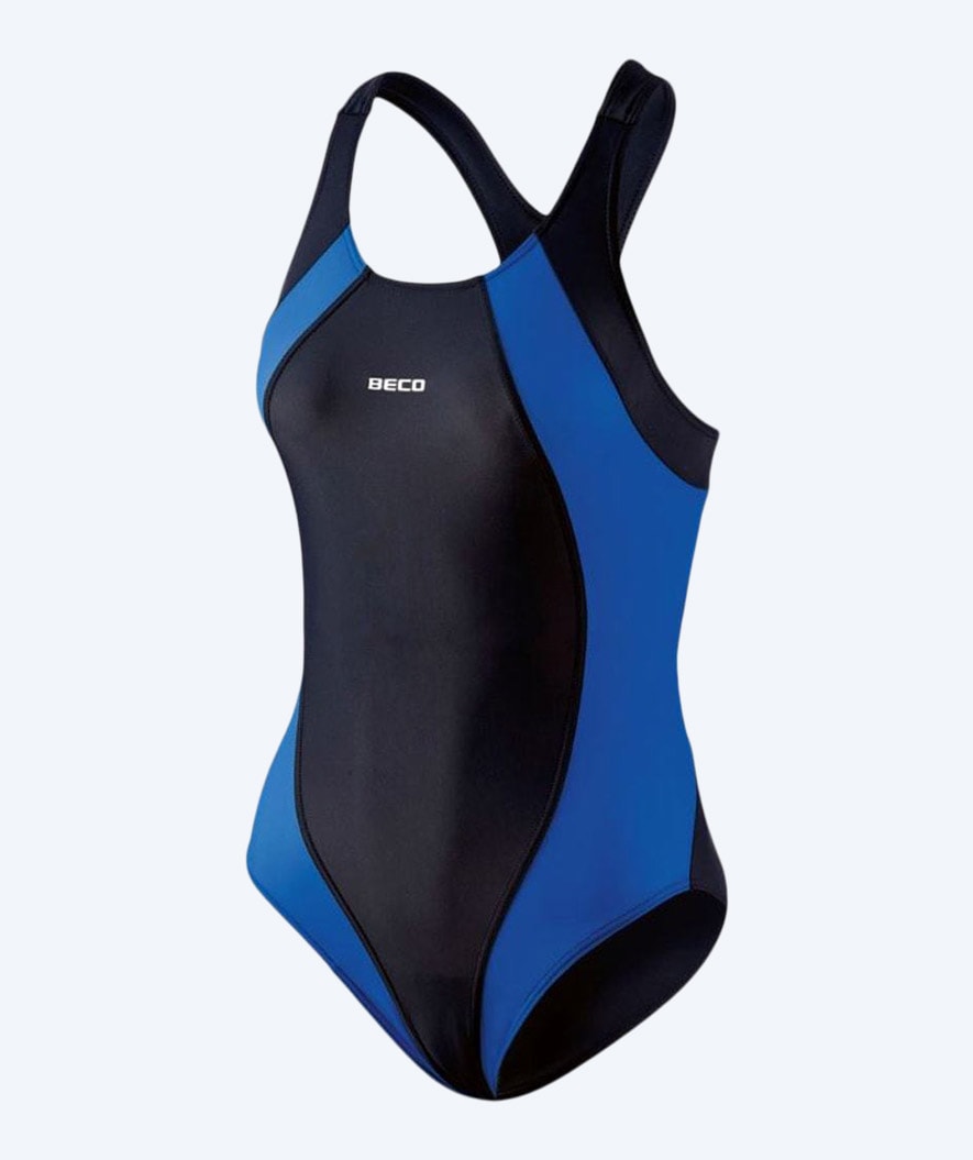 Beco meisjes badpak - Maxpower - Zwart/blauw