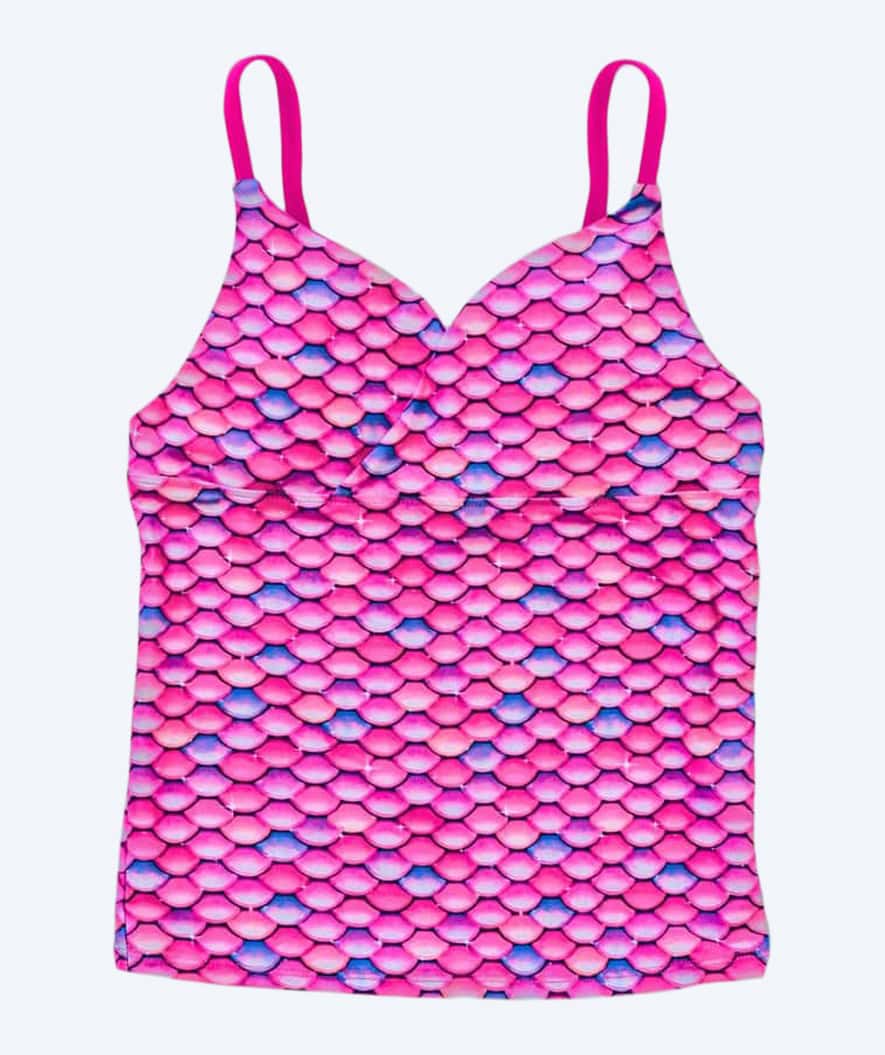 Fin Fun meisjes zeemeermin bikinitop - Malibu Roze