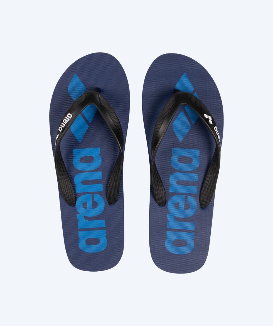 Arena slippers voor volwassenen - Donkerblauw/zwart