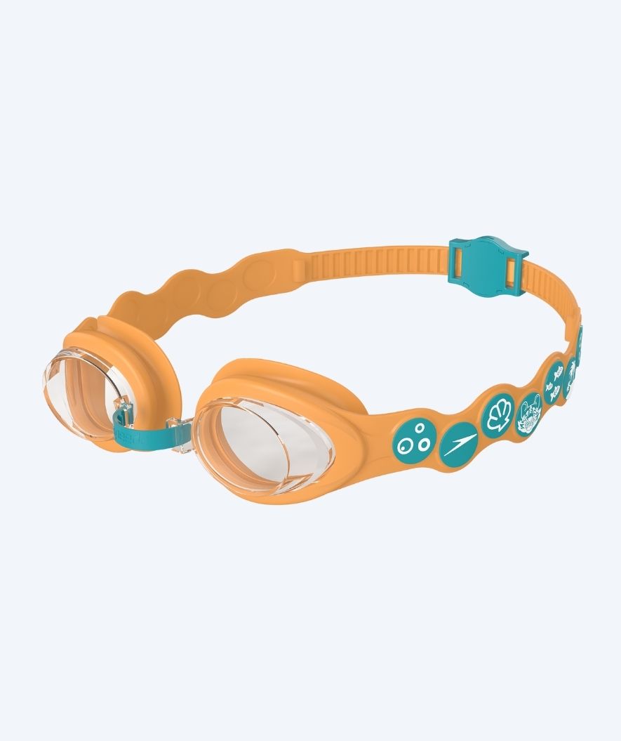 Speedo kind zwembril (3-6) - Infant Spot - Oranje/groen