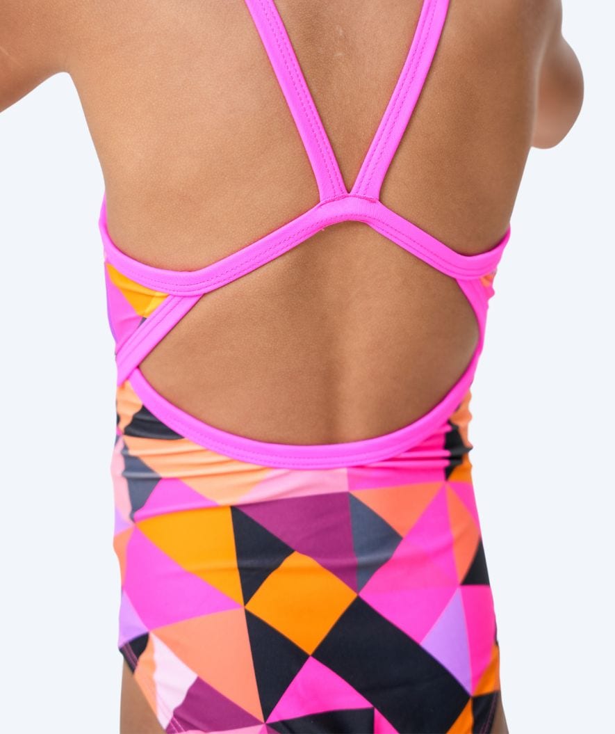 Watery meisjes badpak - Laguna - Roze