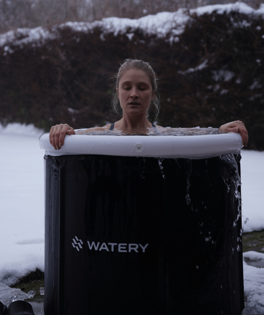 Watery opblaasbaar ijsbad - Hero - Zwart