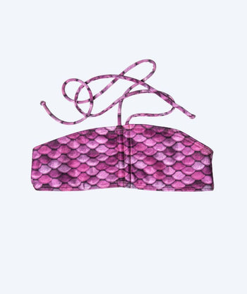 Kuaki Mermaids meisjes zeemeermin bikinitop - Lichtroze
