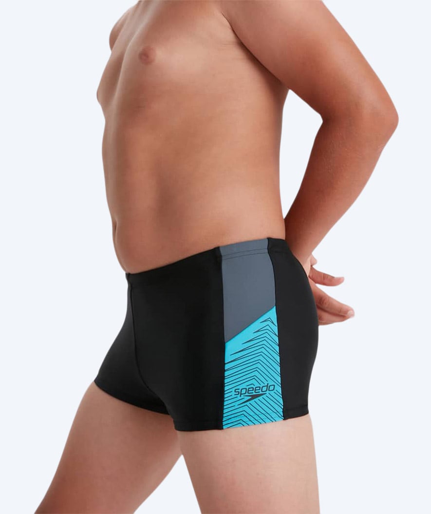 Speedo jongens zwemboxers - Dive - Zwart/grijs