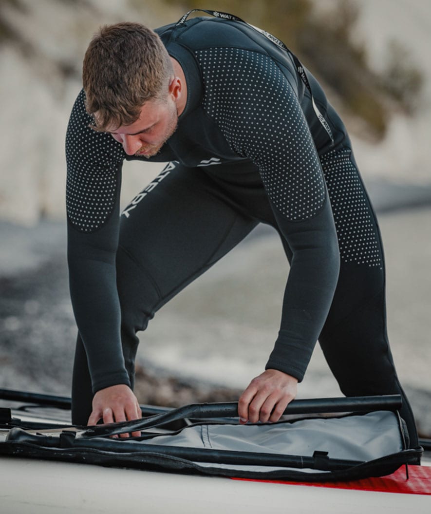 Watery heren wetsuit - Hedgehog (3mm) - Zwart