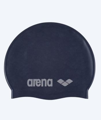 Arena junior badmuts (6-12) - Classic Silicone - Donkerblauw/grijs