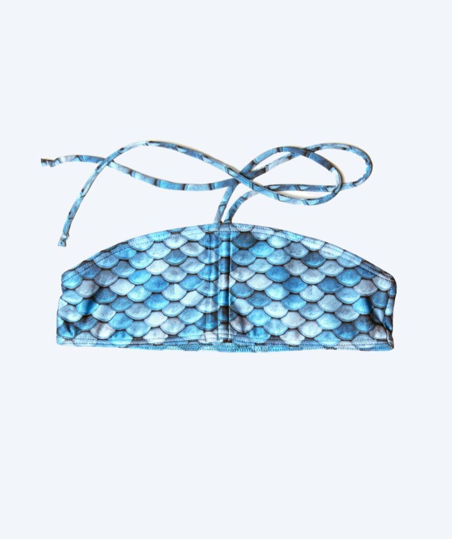 Kuaki Mermaids meisjes zeemeermin bikinitop - Blauw