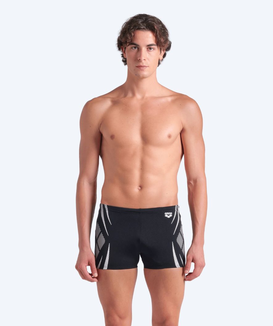 Arena heren zwemboxers - Poseidonia - Zwart/wit