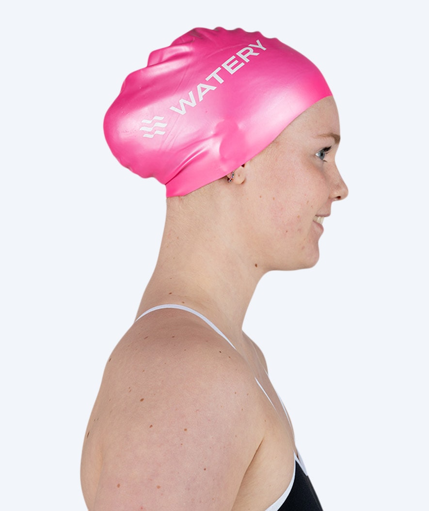 Watery lang haar badmuts - Signature - Roze