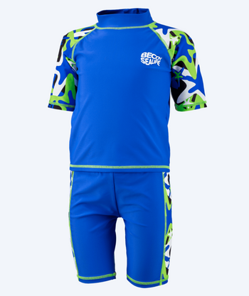 Beco kind wetsuit - Sealife Rashguard - Blauw