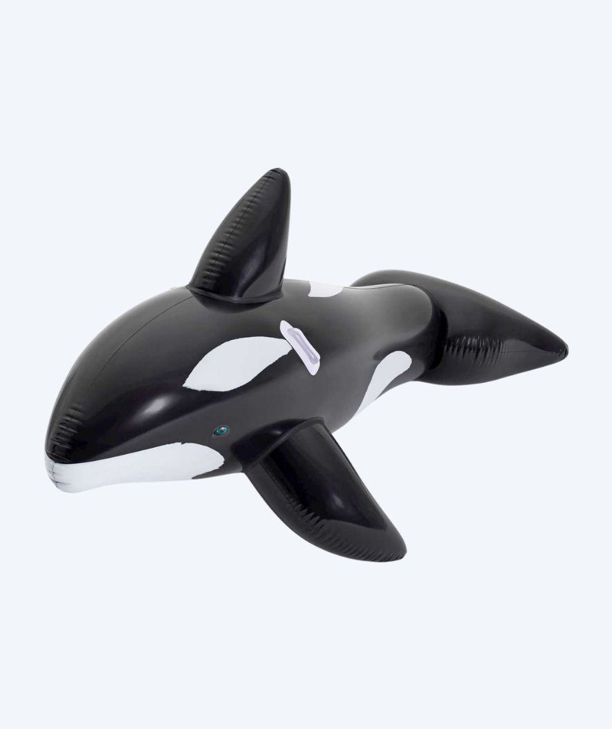 Bestway opblaasspeelgoed - Jumbo Whale Ride-On - Zwart/wit