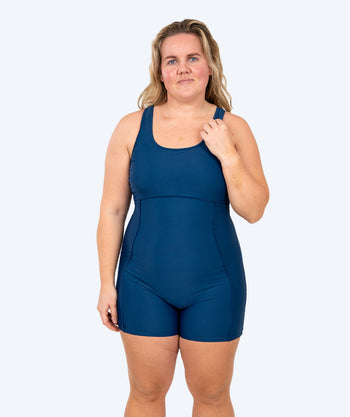 Watery swimsuit with skirt for women - Tirta - Donkerblauw