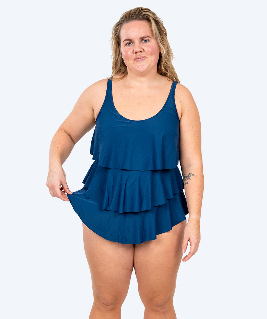 Watery dames badpak met jurk - Hydra - Donkerblauw