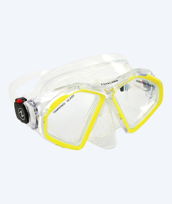 Aqualung volwassenen duikbril (+16) - Hawkeye - Helder/geel