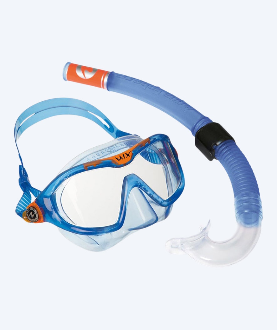 Aqualung Combo kind snorkelset (4-8) - Combo Mix - Donkerblauw
