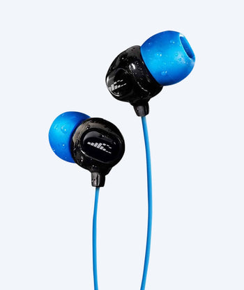 H2OAudio waterproof Oortjes - Surge S+ - kort koord - Blauw